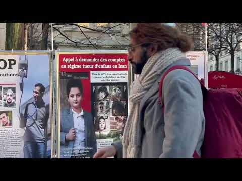 پاریس - ایرانیان آزاده با برگزاری میز کتاب و انتشار تصاویر شهیدان یاد آنها را گرامی داشتند