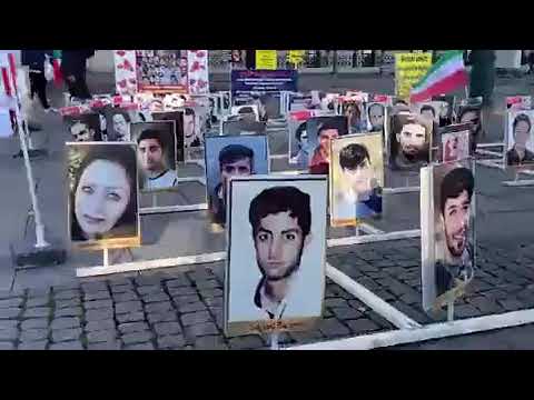 گرامی‌داشت و همبستگی با قیام آبان ۹۸ و فراخوان به محاکمه خامنه‌ای و رئیسی جلاد در هامبورگ