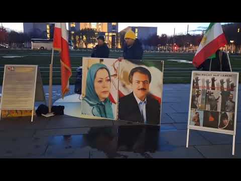 برلين – وقفة إيرانيين لإحياء ذكرى انتفاضة نوفمبر 2019