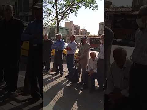 الأحد، 26 أكتوبر 2025 - تجمع احتجاجي لمتقاعدي الضمان الاجتماعي – طهران، 26 أكتوبر 2025