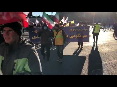 تظاهرات ایرانیان آزاده در سوئد در گرامیداشت قیام آبان ۹۸ - ۱۵آبان۱۴۰۰