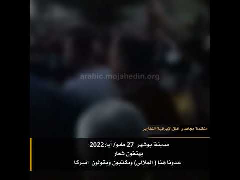 انطلاق المظاهرات الشعبية بمدينة بوشهر