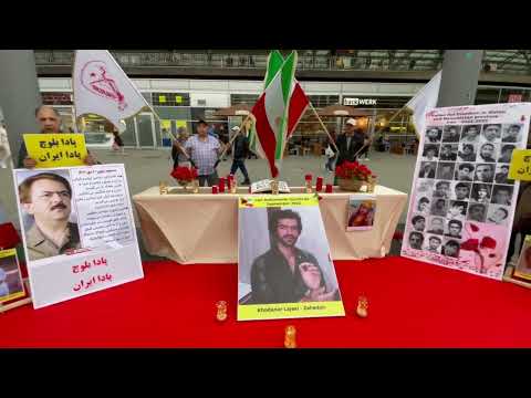 کلن - آکسیون ایرانیان آزاده در همبستگی با قیام سراسری و جمعه خونین زاهدان - ۷مهر