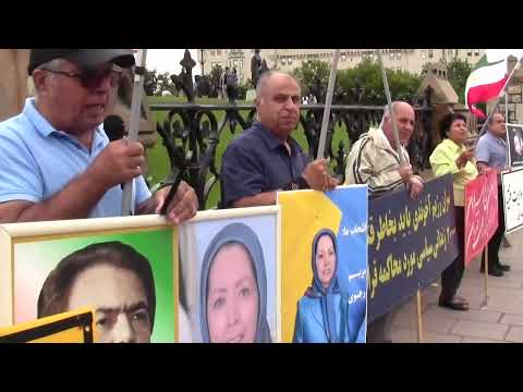 آکسیون ایرانیان آزاده در اتاوا در حمایت از قیام سراسری