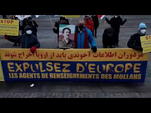 مظاهرات أنصار المقاومة الإيرانية في #بلجيكا#Short
