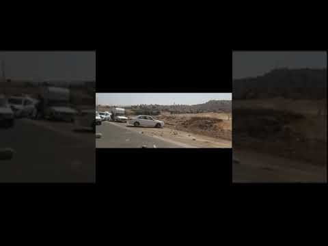 فیلم مسدود شدن جاده ترانزیتی گاوزره معمولان بعلت نداشتن آب