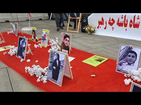 فرایبورگ - آکسیون همبستگی با قیام و کانونهای شورشی توسط ایرانیان آزاده و حامیان مجاهدین -۲۶فروردین