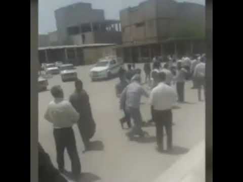 تجمع اعتراضی کشاورزان شهرستان حمیدیه