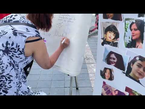 آکسیون ایرانیان آزاده در بروکسل در حمایت از قیام سراسری مردم ایران