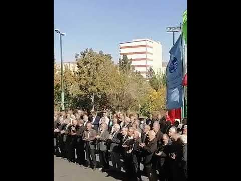تبریز - تجمع اعتراضی بازنشستگان مخابرات آذربایجان شرقی - ۸آبان