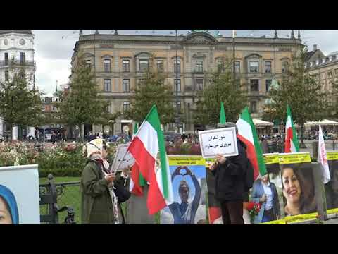 کپنهاگ - آکسیون ایرانیان آزاده در همبستگی با قیام سراسری و با یاد شهیدان جمعه خونین زاهدان - ۷مهر