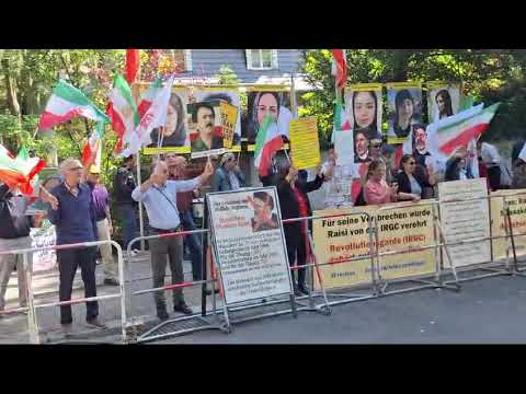برلین - جشن و پایکوبی ایرانیان آزاده همزمان با هلاکت آخوند رئیسی جلاد - ۳۱اردیبهشت