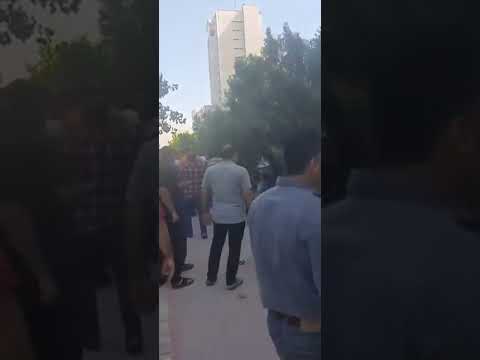 تجمع اعتراضی راننده ها در جلو اداره شهر و راه سازی تهران