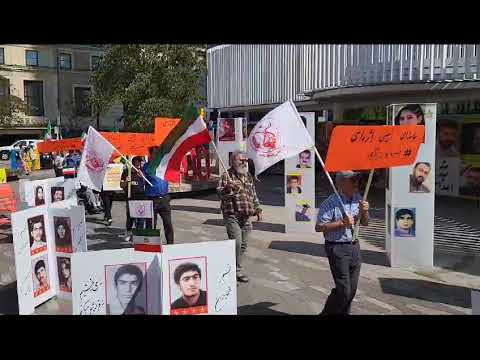 آکسیون ایرانیان آزاده در وونکور در حمایت از قیام سراسری مردم ایران