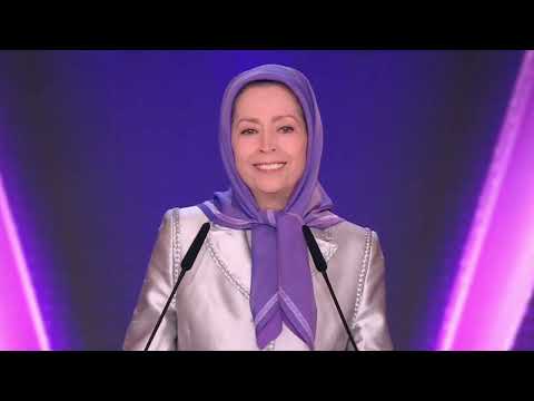 مریم رجوی جمهورية ديمقراطية في إيران ضرورة السلام والاستقرار في الشرق الأوسط