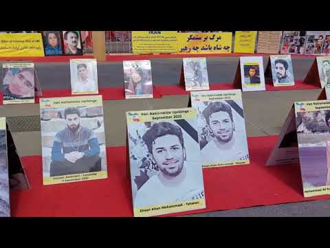 ژنو - میدان ناسیون آکسیون ایرانیان آزاده در همبستگی با شهیدان قیام - ۳۰شهریور
