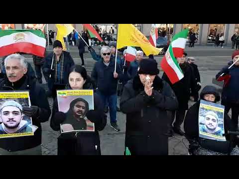 آمستردام - آکسیون ایرانیان آزاده و هواداران سازمان مجاهدین در بزرگداشت ۳۰دی و گرامیداشت قیام سراسری