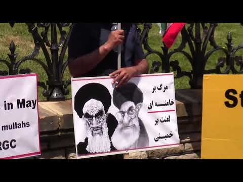 اتاوا - آکسیون ایرانیان آزاده در همبستگی با قیام سراسری مردم ایران ۱۳خرداد