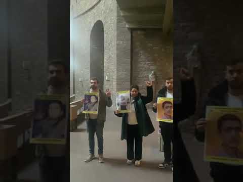 آلمان کالسروحه ادای احترام ایرانیان آزادیخواه و هواداران مقاومت ایران در شب میلاد مسیح به شهدای