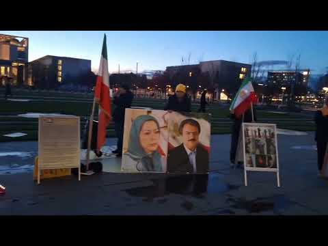 برلين – وقفة إيرانيين لإحياء ذكرى انتفاضة نوفمبر 2019