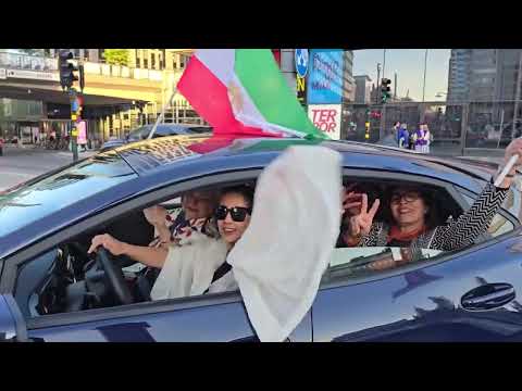 النرويج والسويد  - احتفال الإيرانيين بمناسبة هلاك إبراهيم رئيسي