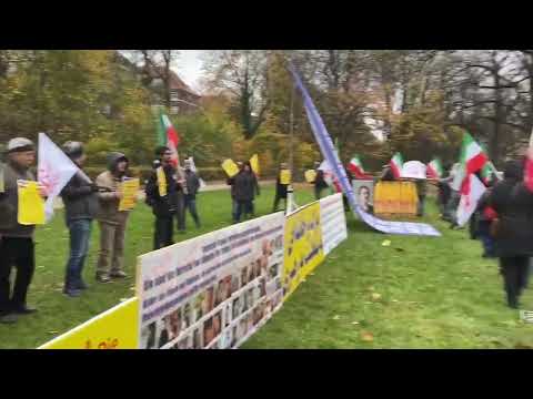 هامبورغ– وقفة إيرانيين لإحياء ذكرى انتفاضة نوفمبر 2019