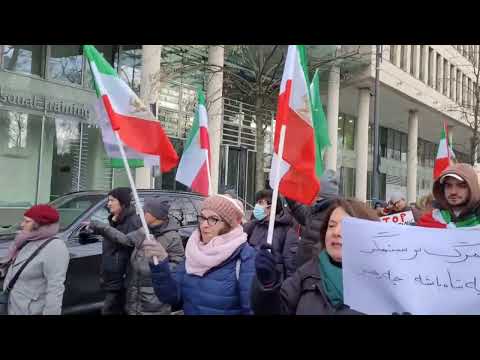 فرانکفورت- تظاهرات ایرانیان در همبستگی با قیام و فراخوان به لیست گذاری تروریستی سپاه پاسداران
