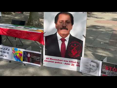 برلین - آکسیون ایرانیان آزاده در همبستگی با قیام سراسری مردم ایران ۲۳تیرماه