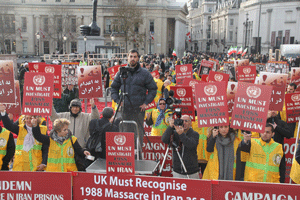 مظاهرات المقاومة الايرانيه في لندن 19 نوامبر 2016