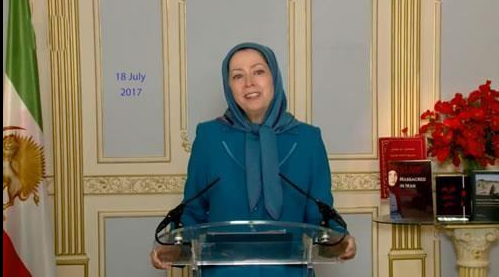 رسالة مريم رجوي الفيديوئية حول الاجرائات الدولية لتطبيق العدالة بشأن مجزرة السجناء السياسيين عام 1988