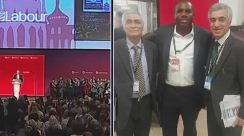 وفد المقاومة الايرانيه في المؤتمر السنوي لحزب العمال البريطاني