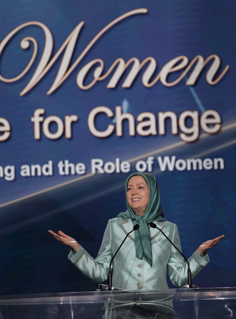 مؤتمر «النساء قوة التغيير، انتفاضة إيران ودور المرأة» في باريس