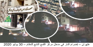 شباب الانتفاضة في طهران وغيرها من المدن يستهدفون مراكز نهب الملالي وقمعهم