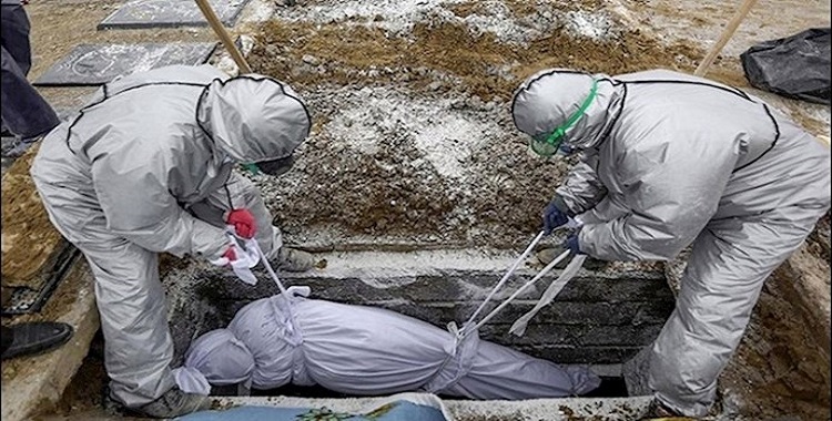 في إشارة إلى إحصاءات الحكومة للضحايا کورونا