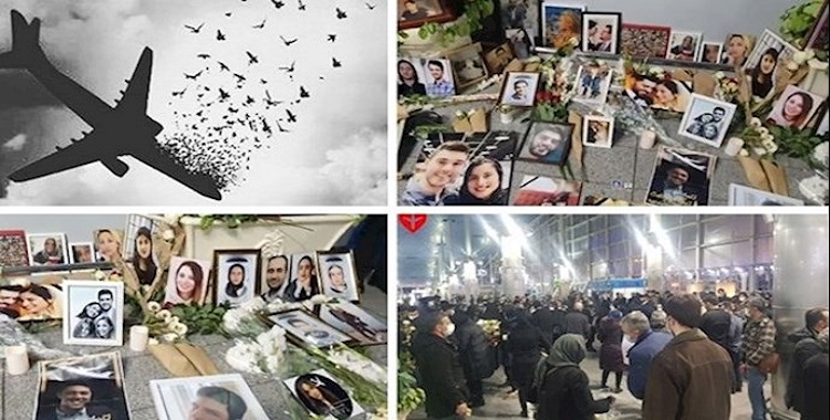 إيران .. تجمع أهالي ضحايا الطائرة الأوكرانية بشعار الموت للمجرمين