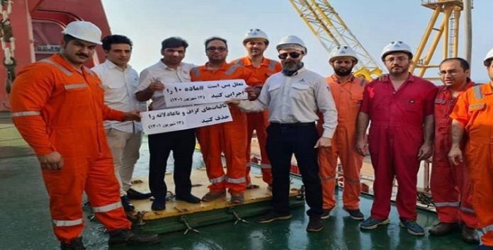 لمنعهم من تنظيم وقفة احتجاجية. نظام الملالي  یعتقل العشرات من العاملين في صناعة النفط في طهران