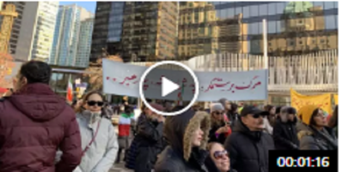 بالتزامن مع الانتفاضة الوطنية مظاهرات لأنصا منظمة مجاهدي خلق في كولونيا- فانكوفر- سان فرانسيسكو