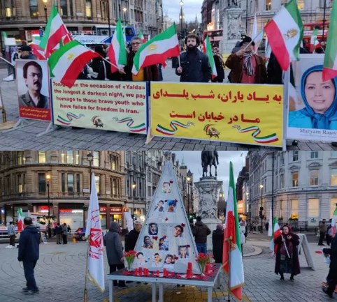 دعما للانتفاضة الإيرانية، مظاهرات أنصار مجاهدي خلق في لندن وهانوفر وبوروس بالسويد