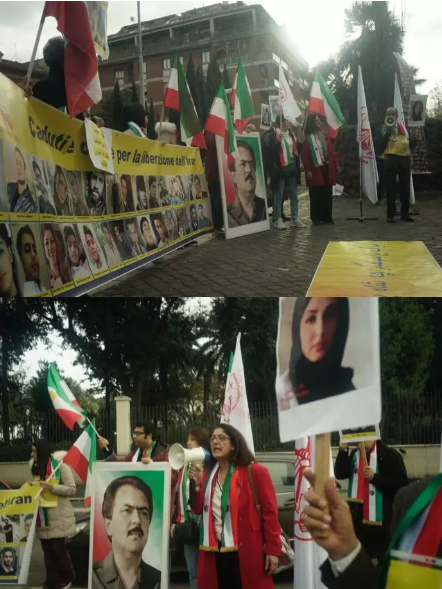 اقامها انصار مجاهدي خلق- معرض صور و تكريم شهداء الثورة الديمقراطية الإيرانية في لندن وبرلمان لوكسمبورغ وروما