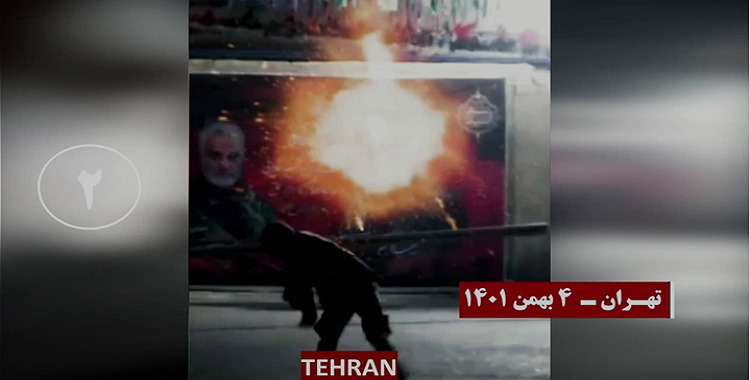 شباب الانتفاضة يضرمون النار في 17 مركزا و رمزا للقمع