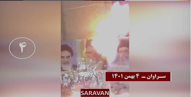 شباب الانتفاضة يضرمون النار في 17 مركزا و رمزا للقمع