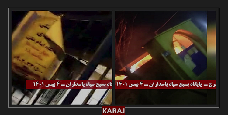 شباب الانتفاضة يضرمون النار في 17 مركزا و رمزا للقمع