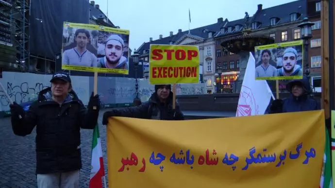 دعماَ للانتفاضة الوطنية الإيرانية معرض لانصار مجادي خلق في زيورخ وكوبنهاغن