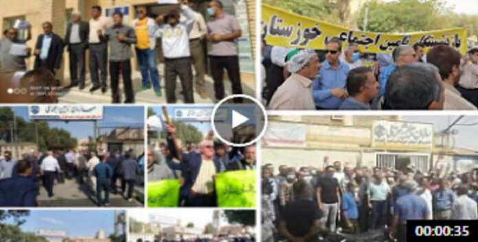 شملت عمال صهر الحديد و المتقاعدين والخبازين،احتجاجات وإضرابات في إيران