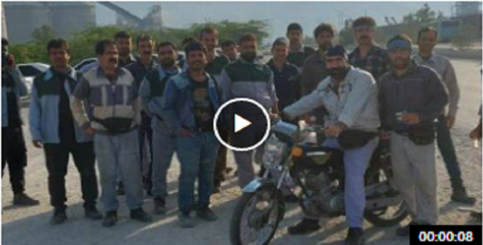 الثلاثاء 25 أبريل یوم الخامس لاضراب العمال في ایران علی التوالي