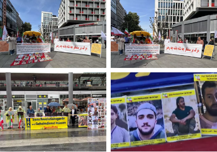 دعما و تضامناَ مع شهداء الشعب الایراني؛ مظاهرات إيرانيين و انصار مجاهدي خلق في شتوتغارت وكولونيا وستوكهولم