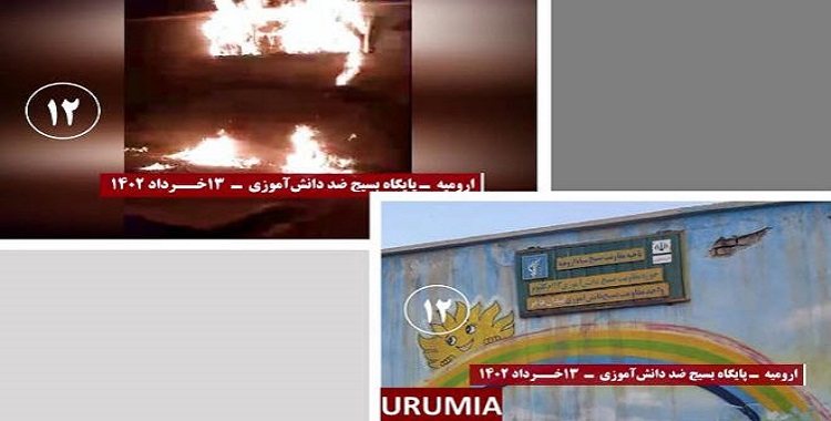 24 عملية ينفذها شباب الانتفاضة على مراكز الملالي للقمع والنهب