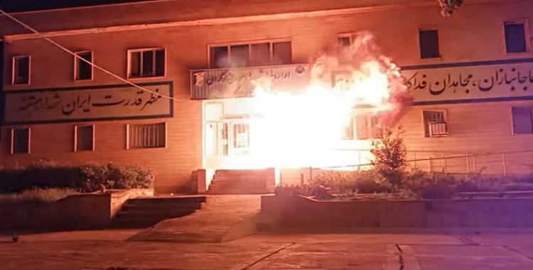 استهداف شباب الانتفاضة دائرة التعزيرات الحكومية العامة في قزوين ومؤسسة النهب والفساد في بوكان وهجوم شباب الانتفاضة على الوحدة التعزيزية القمعية للشرطة في كرمان