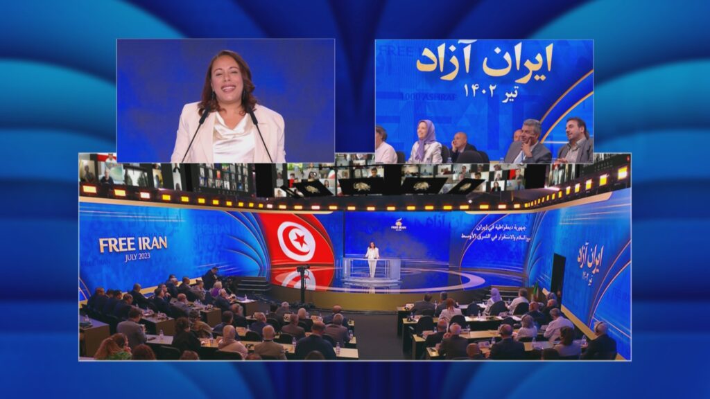 مصادة برلمانيون وشخصيات سياسية عربية لبرنامج السیدة مريم رجوي