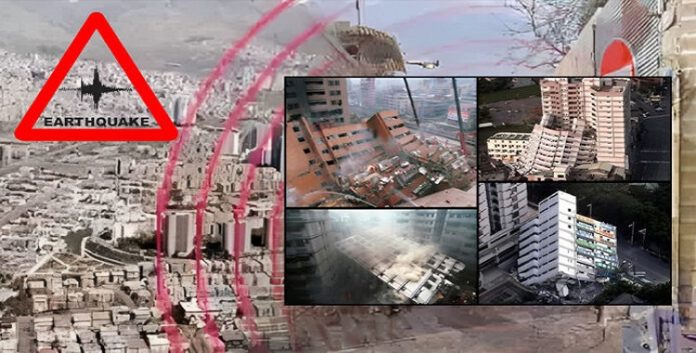 کارثة خطر الزلزال تهدد طهران و مدن اخری في ایران